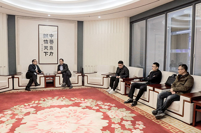 萬人助萬企活動一行蒞臨中譽鼎力視察調(diào)研