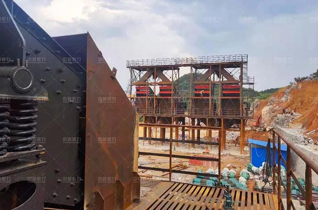 江西省順建材年產(chǎn)500萬噸環(huán)保砂石骨料生產(chǎn)線前期建設(shè)現(xiàn)場(chǎng)實(shí)拍