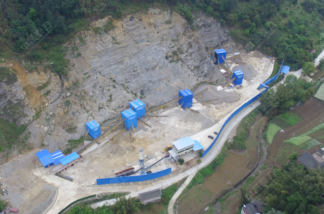四川宜賓和順建材年產(chǎn)500萬(wàn)噸碎石制砂生產(chǎn)線