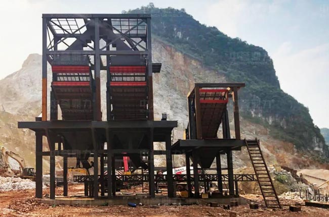 廣西龍文采石場(chǎng)時(shí)產(chǎn)1000噸制砂生產(chǎn)線現(xiàn)場(chǎng)實(shí)拍