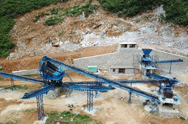 廣西省南寧市日產(chǎn)3000方砂石生產(chǎn)線