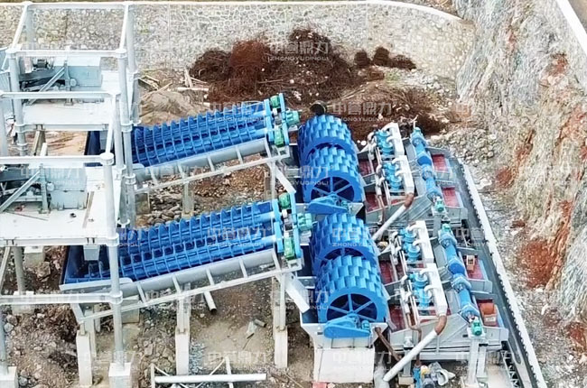 天利建材濕法制砂生產(chǎn)線