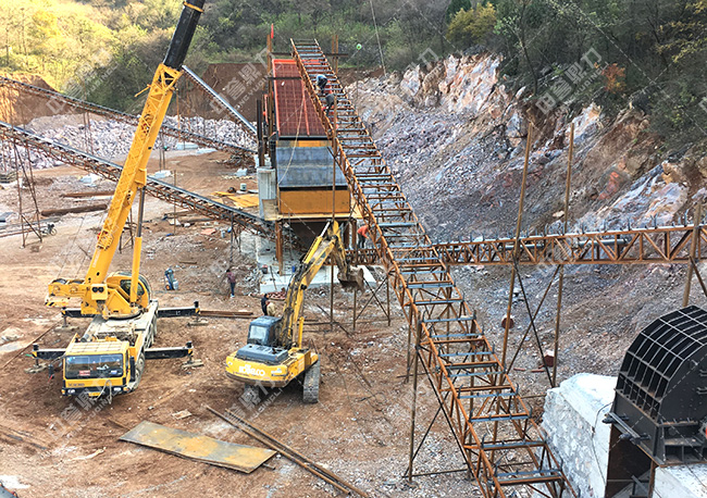 時產(chǎn)500噸石子生產(chǎn)線流程