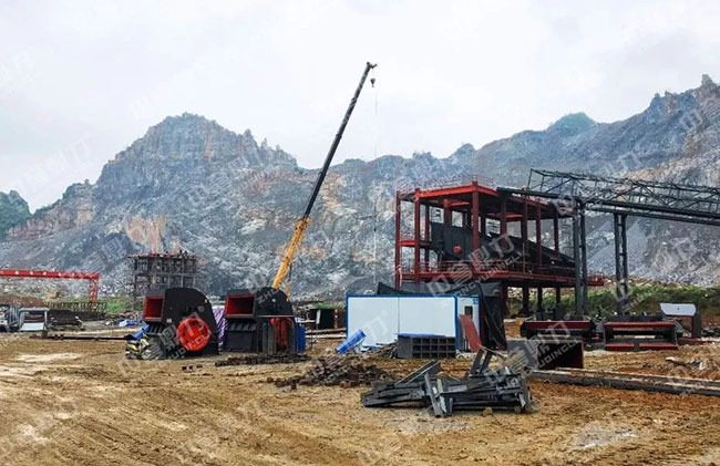 廣西百色登高新材料公司200萬(wàn)噸骨料生產(chǎn)線(xiàn)