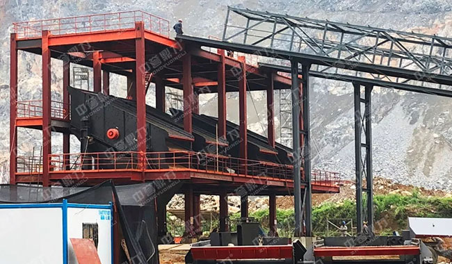 廣西百色登高新材料公司200萬(wàn)噸骨料生產(chǎn)線(xiàn)