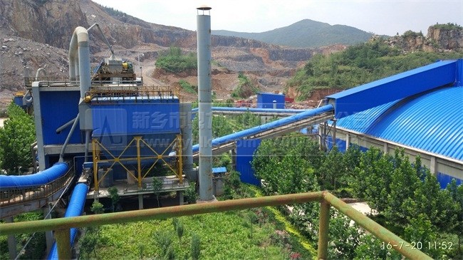 嵩基骨料生產(chǎn)線現(xiàn)場(chǎng)