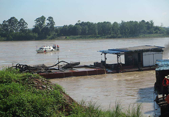 寧夏嚴(yán)打違法采砂行為