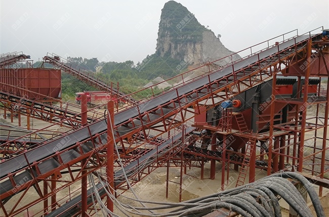 碎石生產(chǎn)線輸送系統(tǒng)