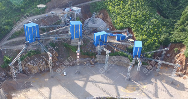 砂石料廠生產(chǎn)線