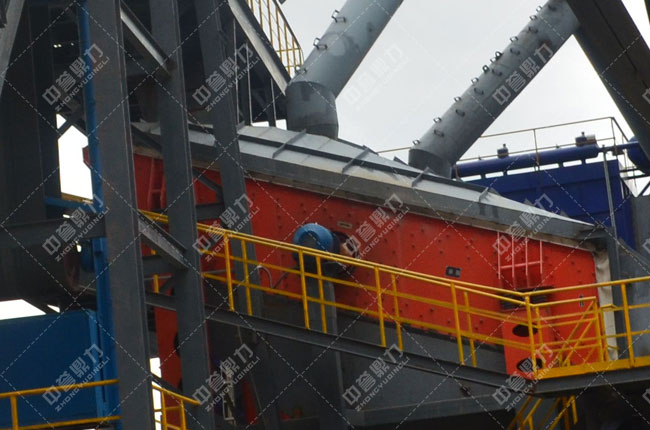 春江水泥時產(chǎn)1500噸骨料生產(chǎn)線凈料篩分1 春江水泥時產(chǎn)1500噸骨料生產(chǎn)線凈料篩分1