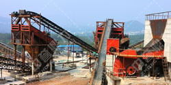 河南許昌時(shí)產(chǎn)600噸破碎生產(chǎn)線生產(chǎn)現(xiàn)場(chǎng)