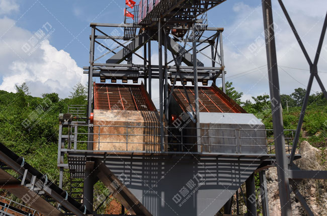 圓振篩在選礦廠使用現(xiàn)場