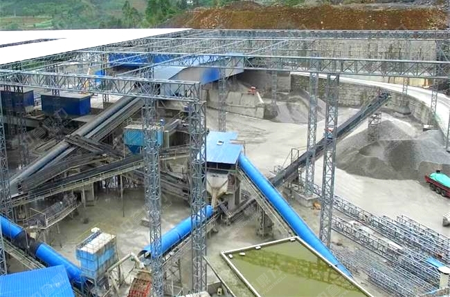 配圖:四川一處環(huán)保砂石廠