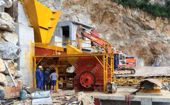小產(chǎn)量的碎石機(jī)