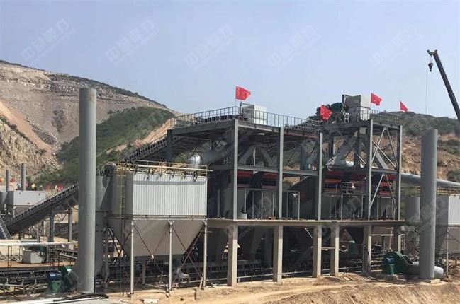 石子生產線現(xiàn)場