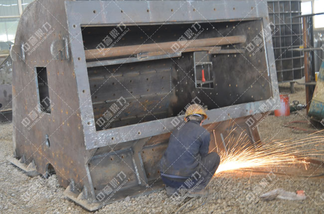 碎石機加工現場