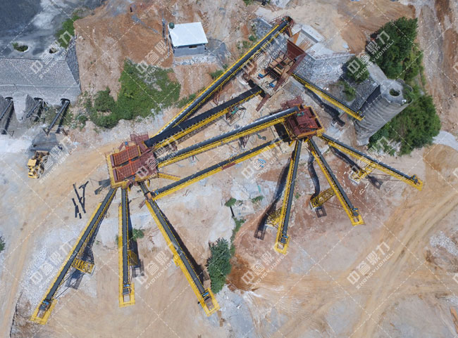 石子廠生產線鳥瞰圖