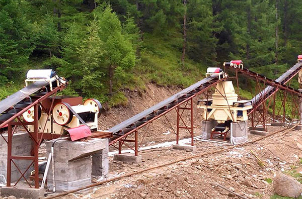 碎砂機(jī)在砂子生產(chǎn)線上