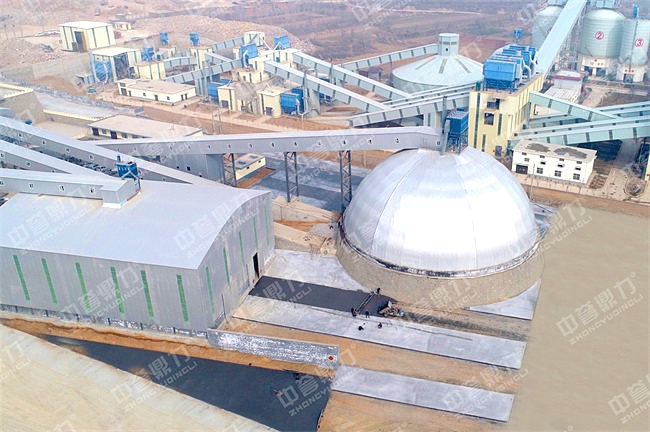 綠色石灰石礦山生產(chǎn)線