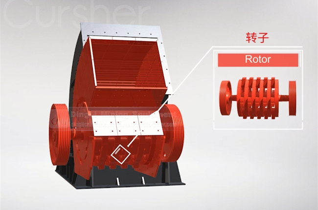 重錘式破碎機(jī)轉(zhuǎn)子